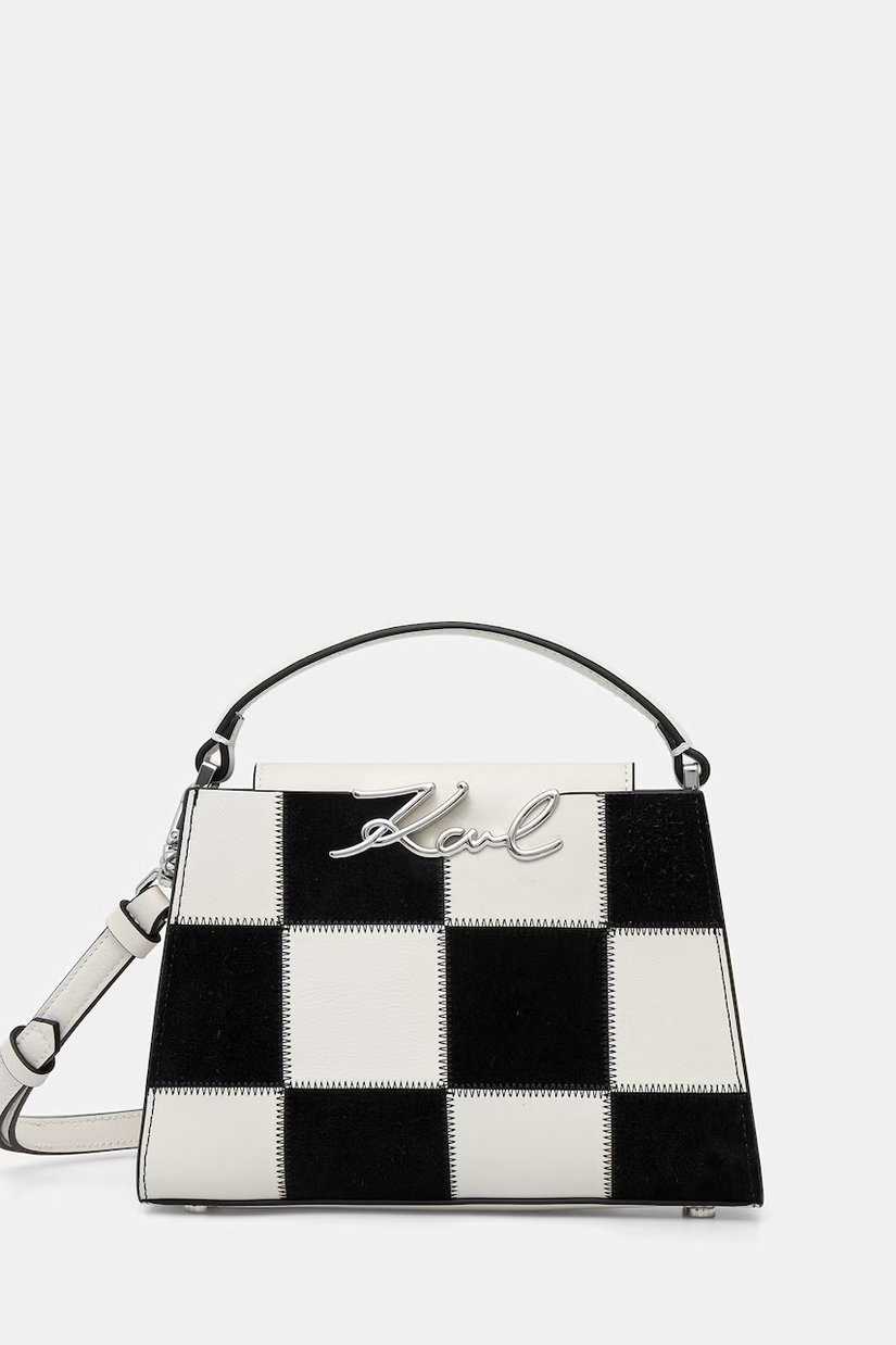 Karl Lagerfeld geantă crossbody pentru femei din piele K/SIGNATURE