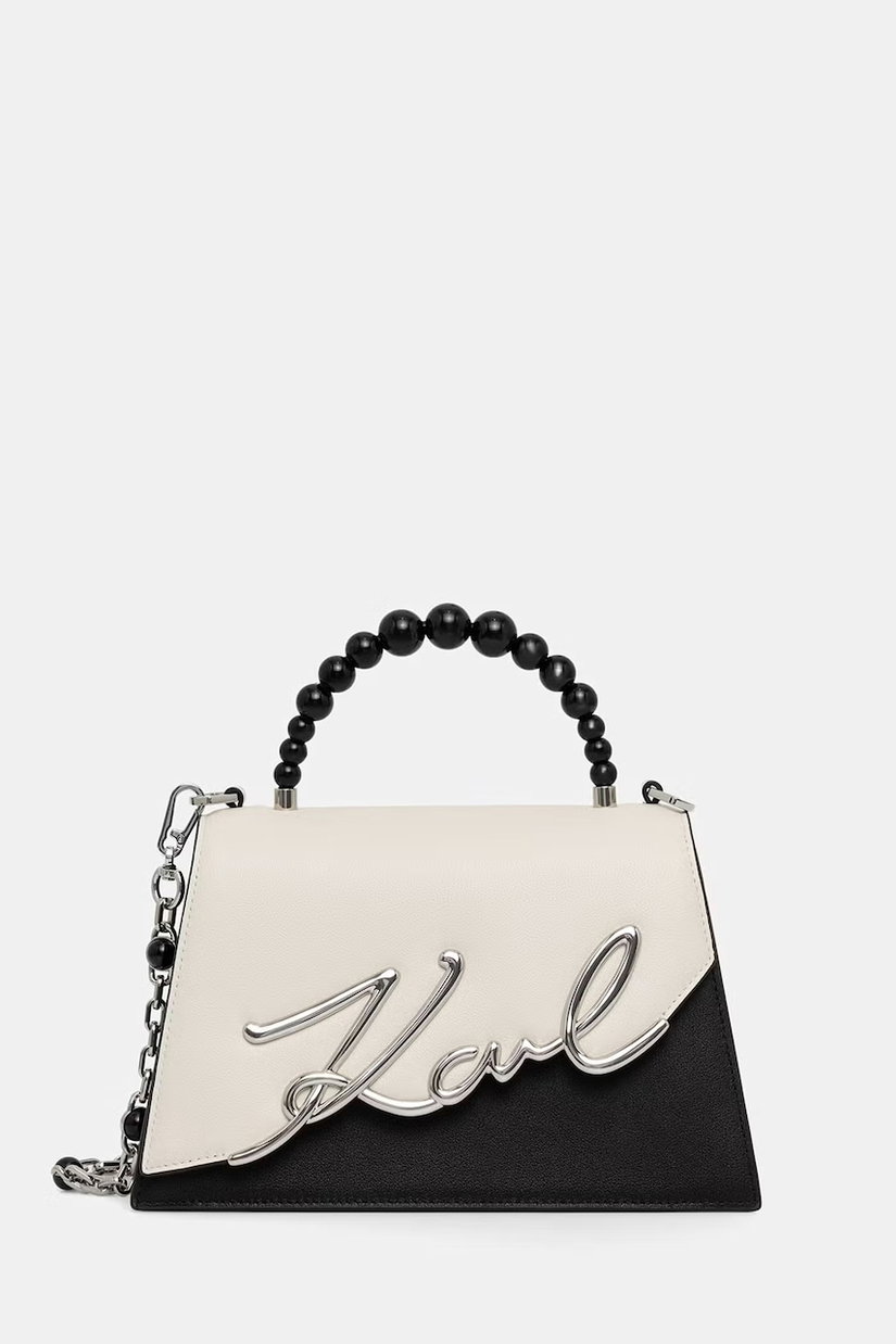 Karl Lagerfeld geantă crossbody pentru femei din piele K/SIGNATURE