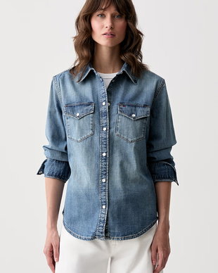 Tommy Jeans cămașă pentru femei din denim