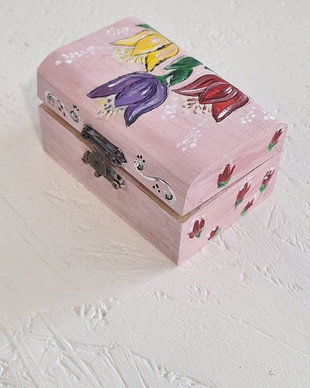 Cutiuta pictata, pentru bijuterii