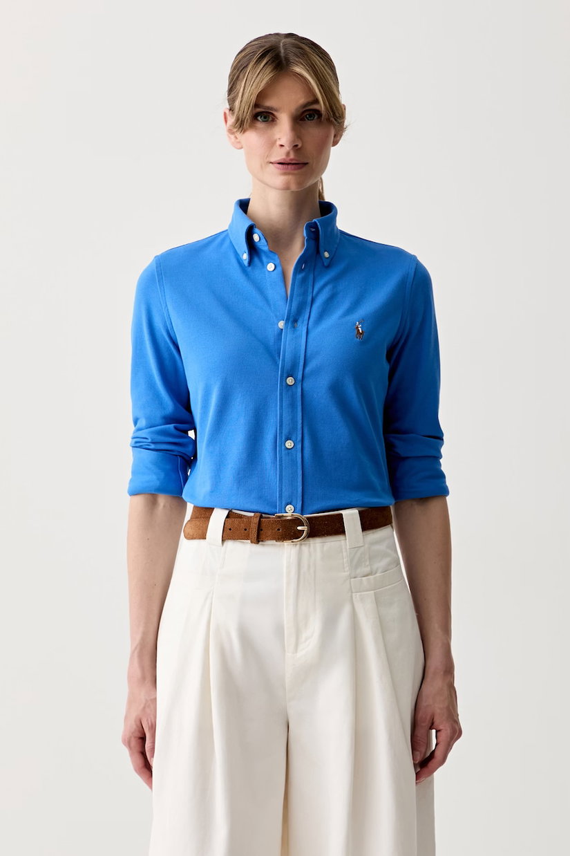 Polo Ralph Lauren cămașă oxford pentru femei, din bumbac