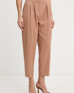Twinset pantaloni pentru femei cu amestec de lână