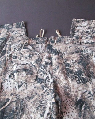 pantaloni vara dame animal print 44