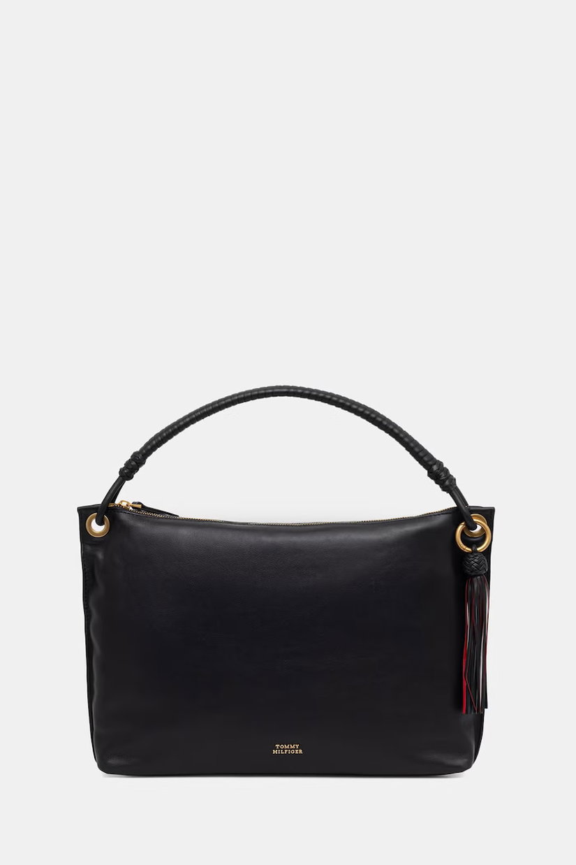 Tommy Hilfiger geantă shopper pentru femei din piele