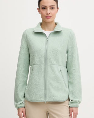 Jack Wolfskin hanorac cu fermoar pentru femei din polar Lite Curl