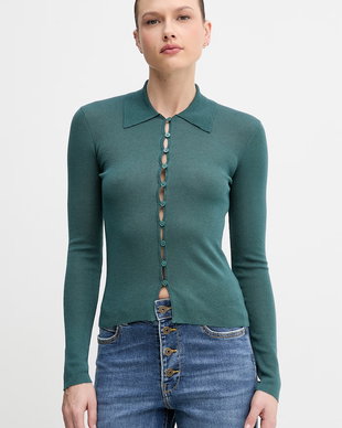 Sisley cardigan pentru femei cu lyocell