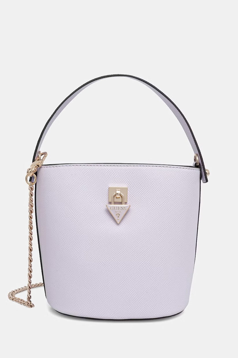 Guess geantă crossbody pentru femei cu imitație de piele PATSIE