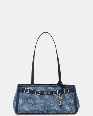 Guess geantă baguette pentru femei din denim DOVIE
