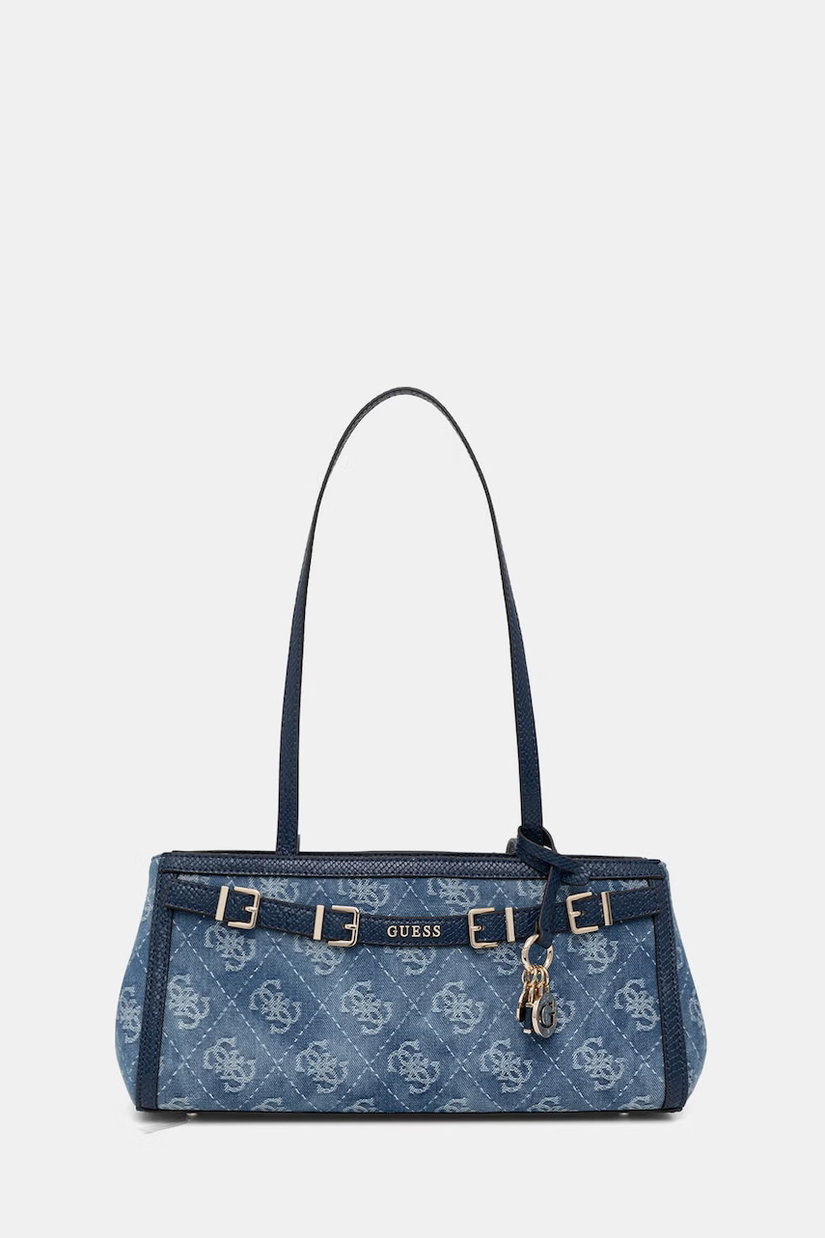 Guess geantă baguette pentru femei din denim DOVIE