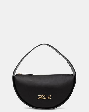 Karl Lagerfeld geantă croissant pentru femei din piele K/SIGNATURE