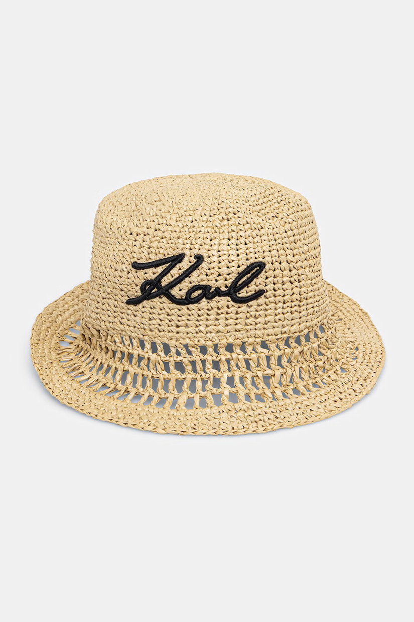 Karl Lagerfeld pălărie de paie pentru femei K/SIGNATURE