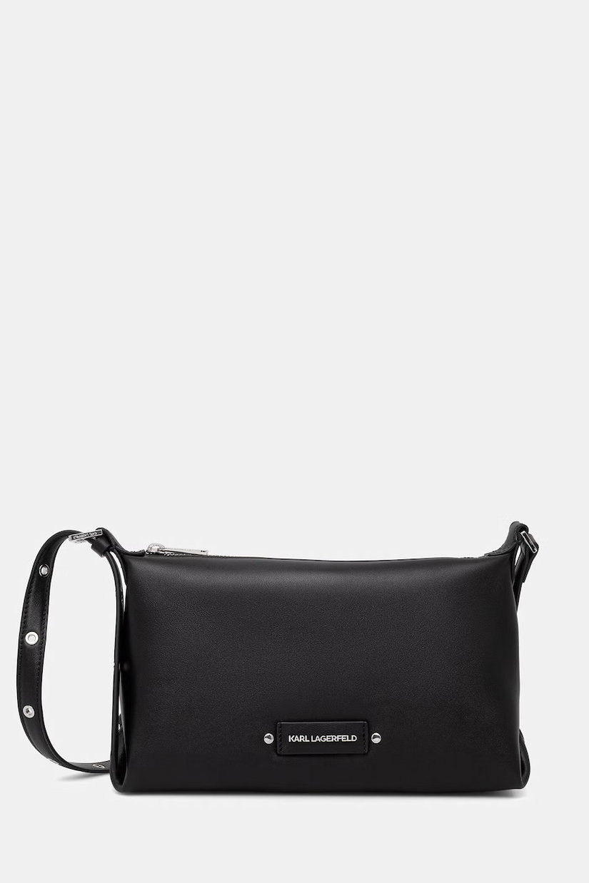 Karl Lagerfeld geantă baguette pentru femei din piele K/EYELETS