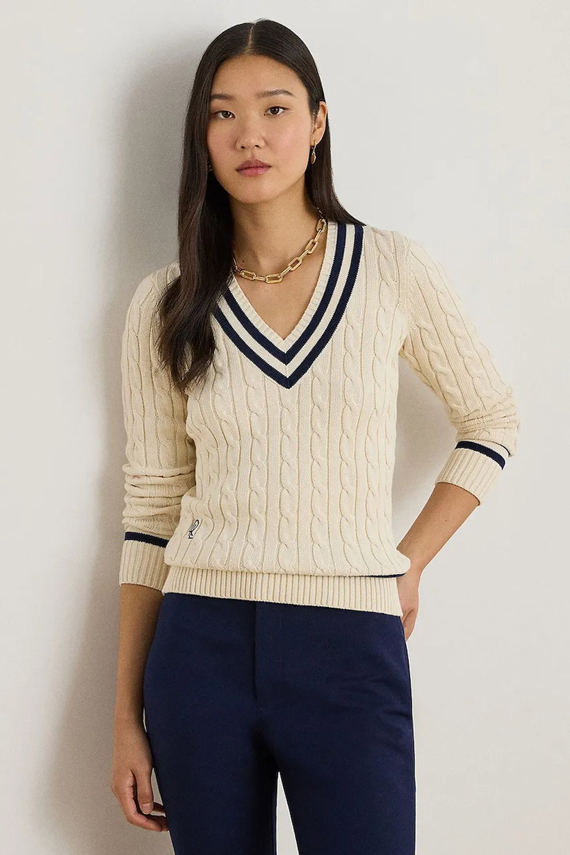 Lauren Ralph Lauren pulover pentru femei din bumbac