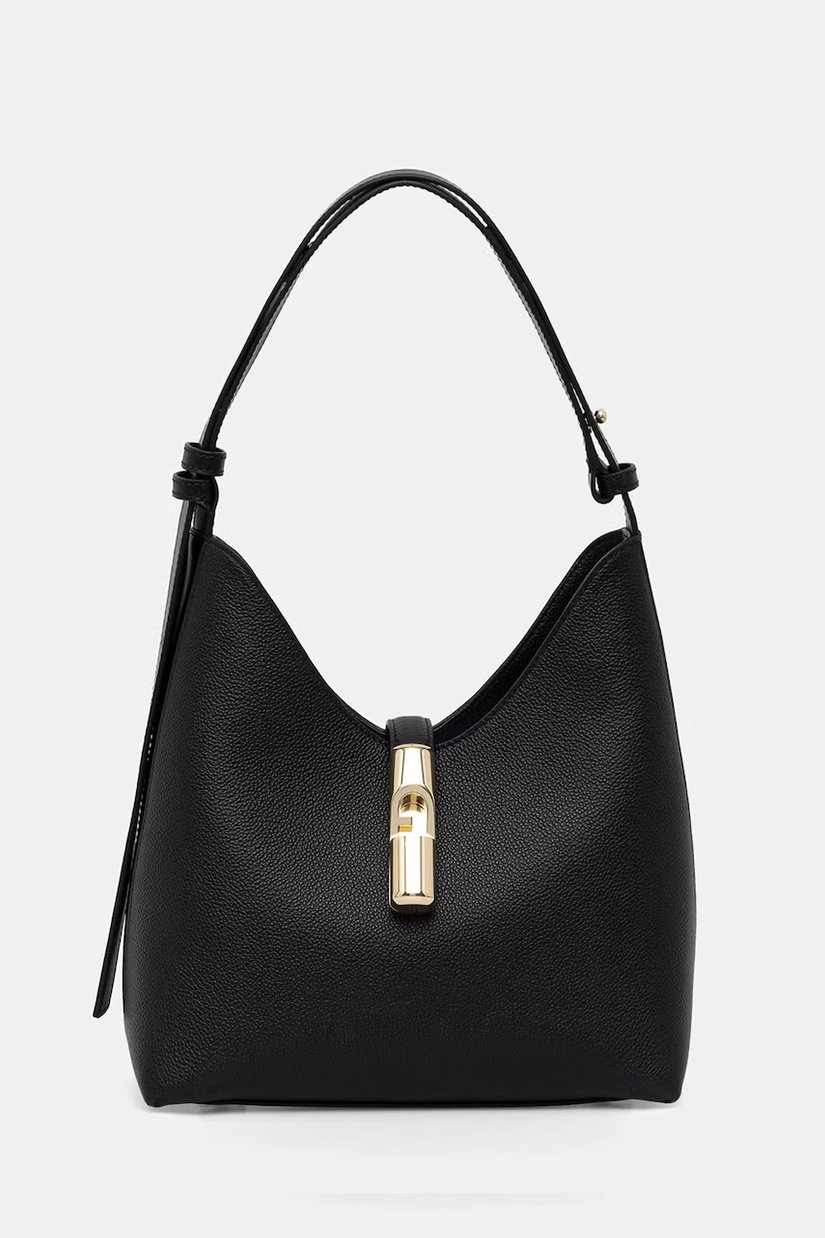 Furla geantă pentru femei din piele Goccia S Hobo