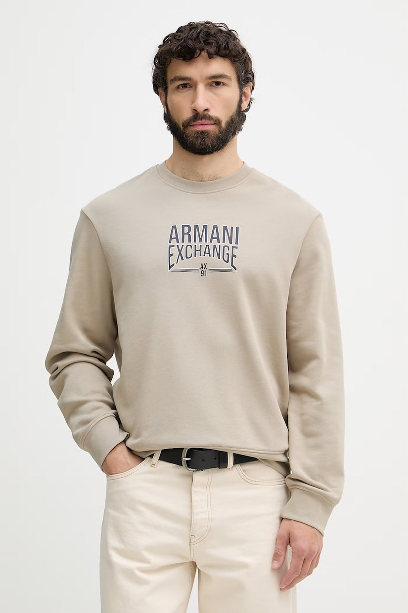 Armani Exchange hanorac pentru bărbați cu bumbac