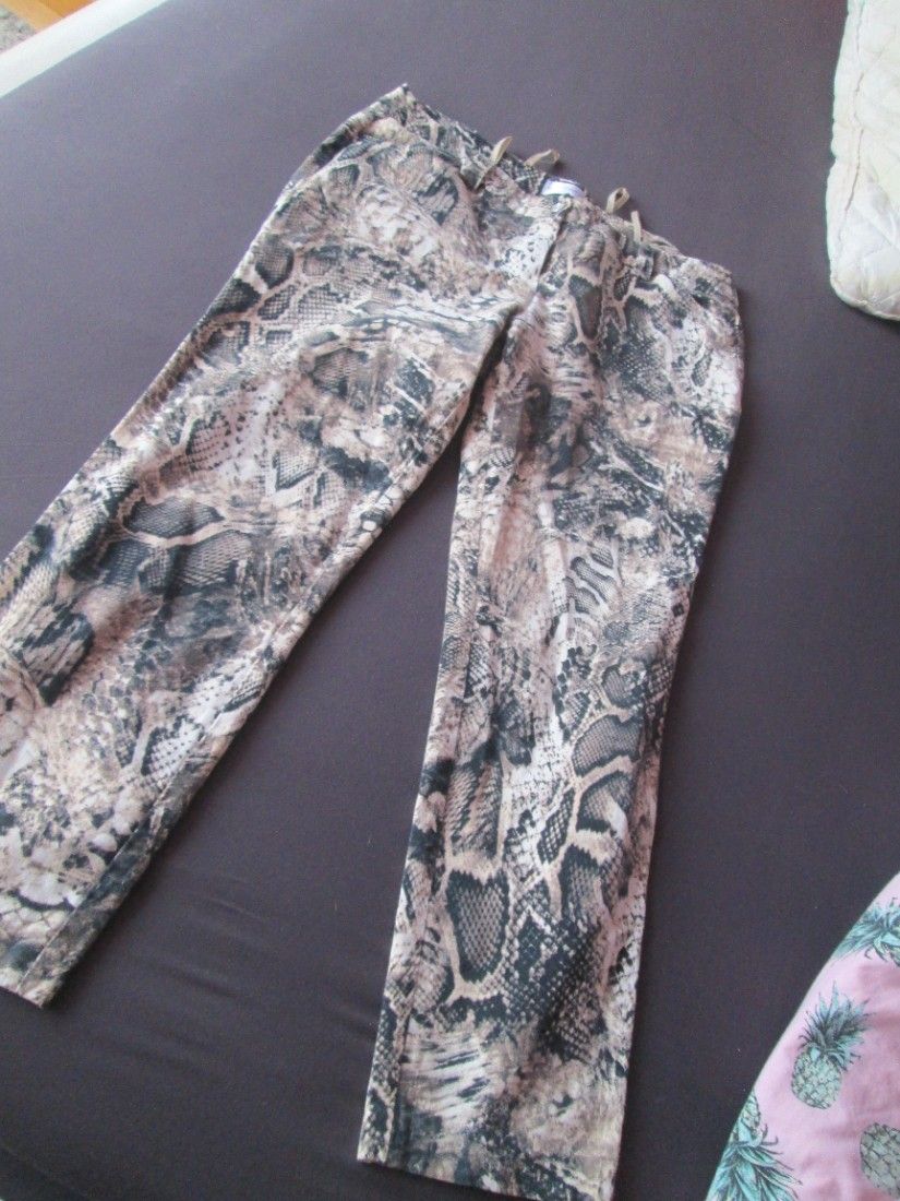 pantaloni vara dame animal print 44