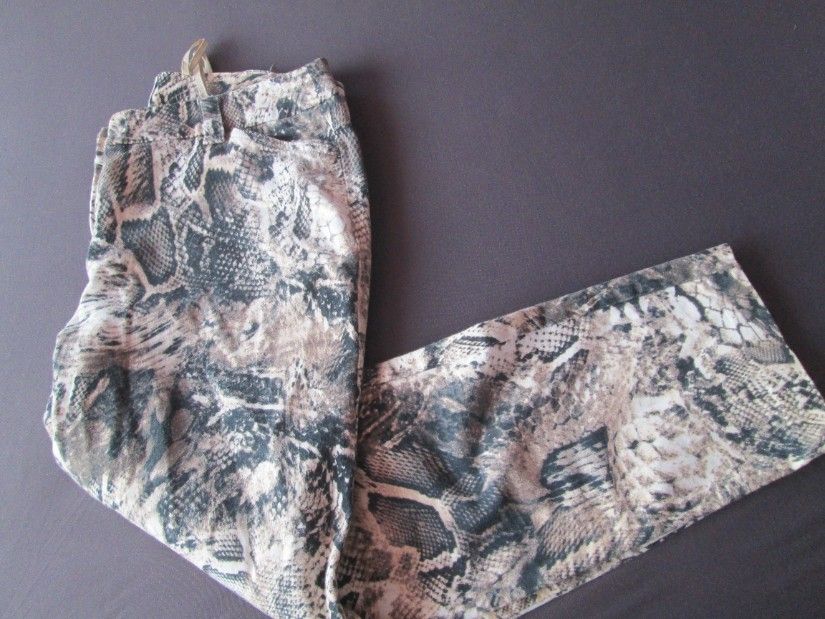 pantaloni vara dame animal print 44