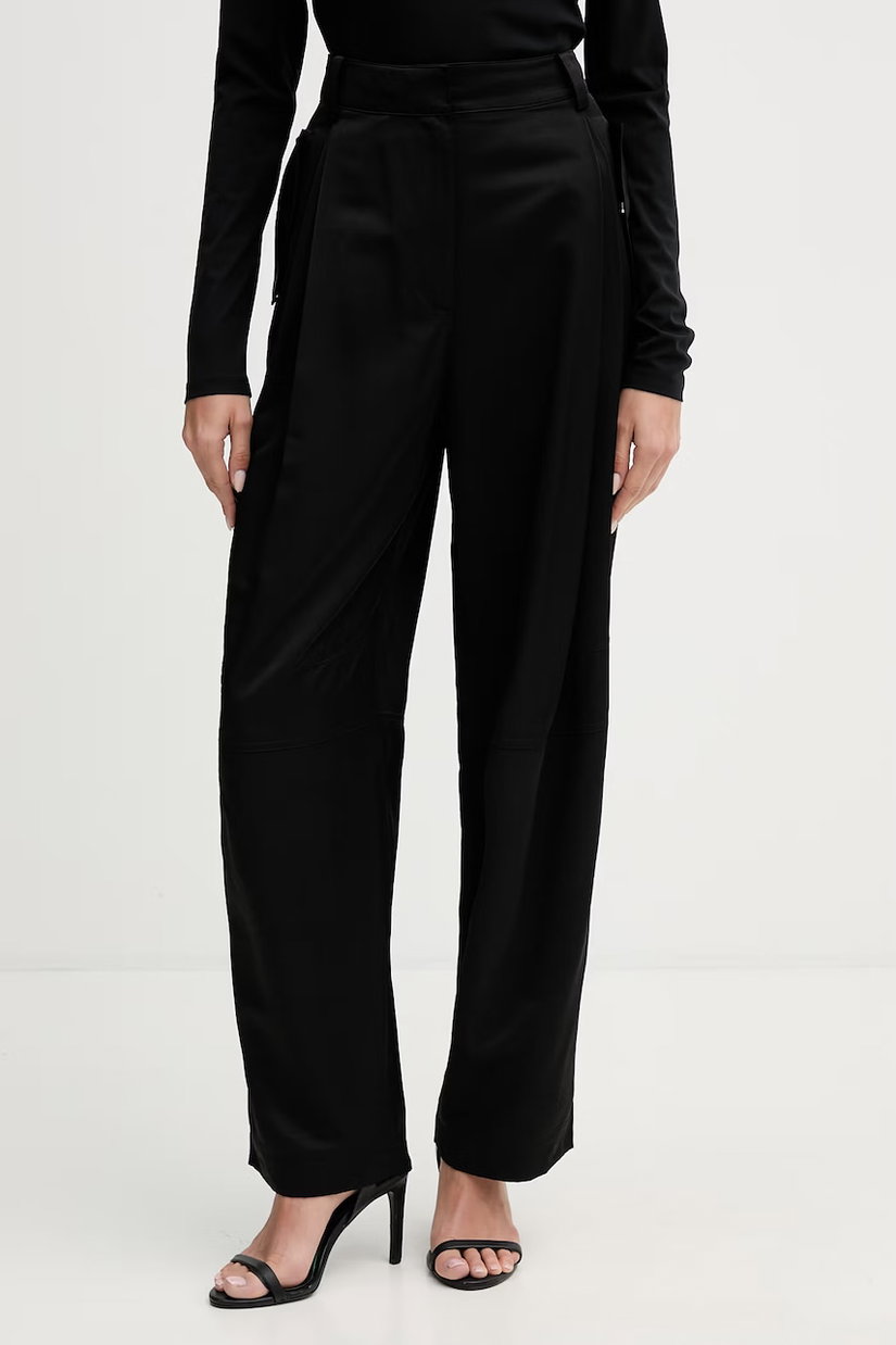 Sisley pantaloni pentru femei cu vâscoză