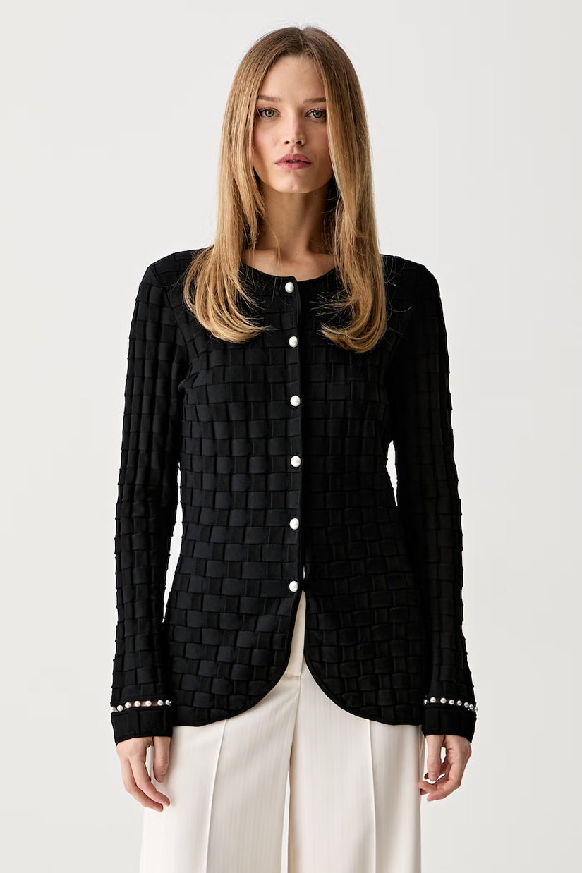 Karl Lagerfeld cardigan pentru femei cu vâscoză