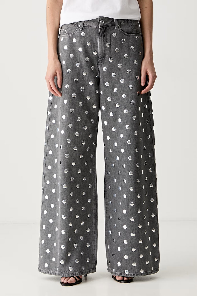 Karl Lagerfeld blugi wide leg pentru femei