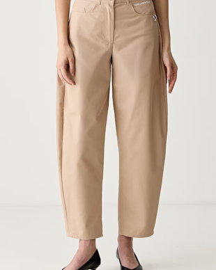 Karl Lagerfeld pantaloni pentru femei cu bumbac IKON