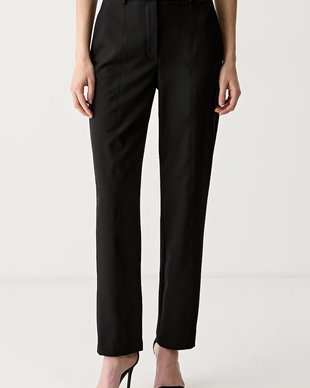 Karl Lagerfeld pantaloni de costum pentru femei cu vâscoză