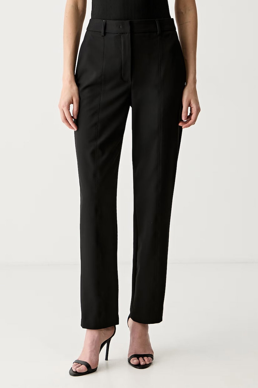 Karl Lagerfeld pantaloni de costum pentru femei cu vâscoză