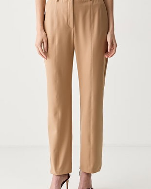 Karl Lagerfeld pantaloni de costum pentru femei cu vâscoză