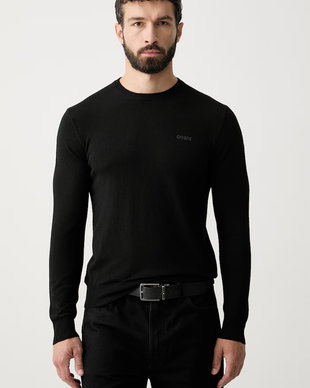 Guess pulover pentru bărbați, cu amestec de mătase MARCOS