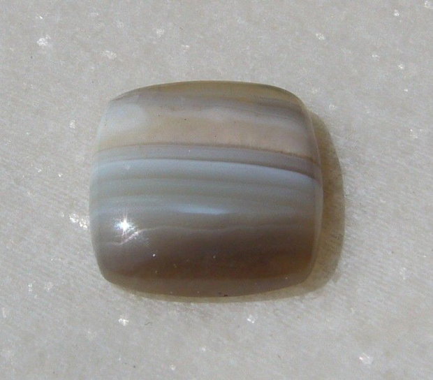 Cabochon din agata Botswana aprox 18.5x18.5x5.5 mm