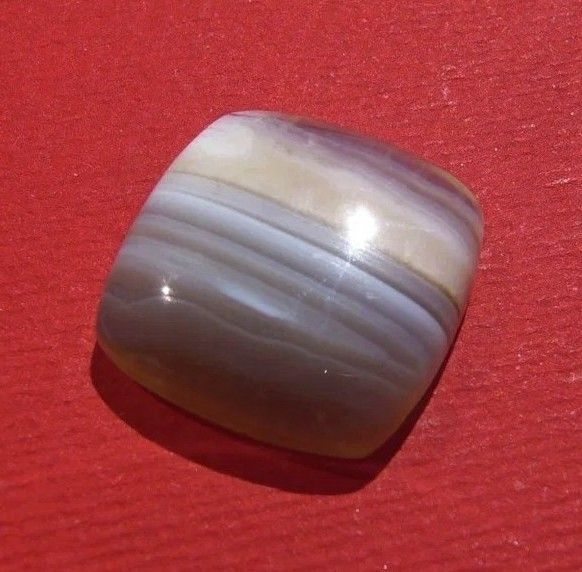 Cabochon din agata Botswana aprox 18.5x18.5x5.5 mm
