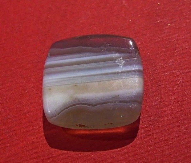 Cabochon din agata Botswana aprox 18.5x18.5x5.5 mm
