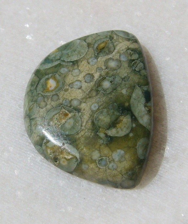 Cabochon rhyolite aprox 27.5x20x5 mm