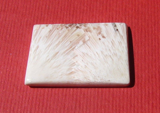 Cabochon scolecit aprox 26x18x3.5 mm