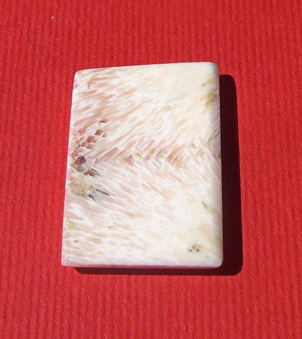 Cabochon scolecit aprox 26x18x3.5 mm