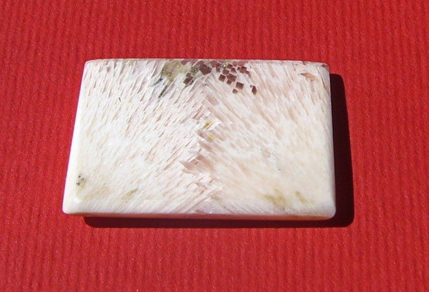 Cabochon scolecit aprox 26x18x3.5 mm