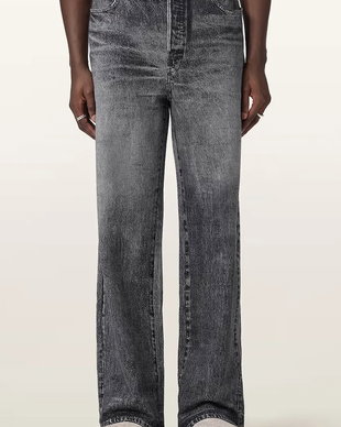 AllSaints blugi wide leg pentru bărbați LENNY