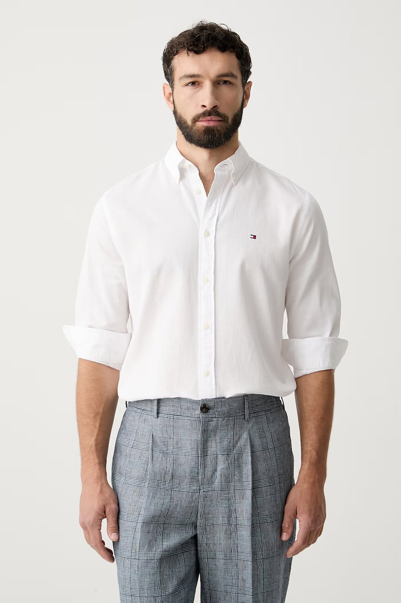 Tommy Hilfiger cămașă pentru bărbați, din bumbac