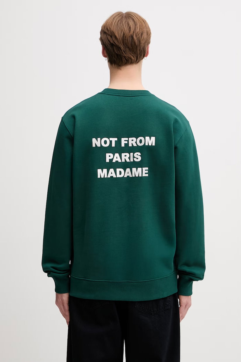 Drôle de Monsieur hanorac pentru bărbați din bumbac Le Sweatshirt Slogan