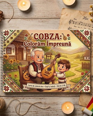 Cobza - Colorăm Împreună