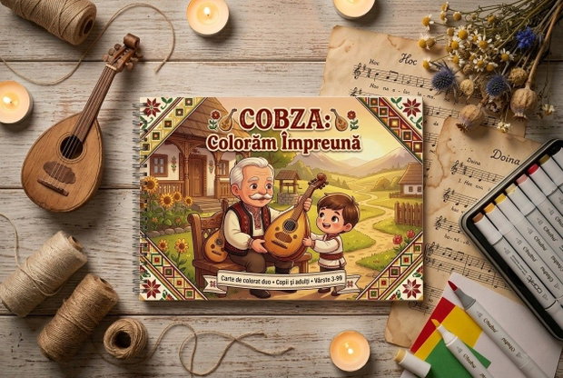 Cobza - Colorăm Împreună