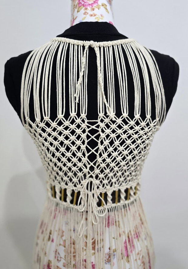 Rochie handmade tip macrame