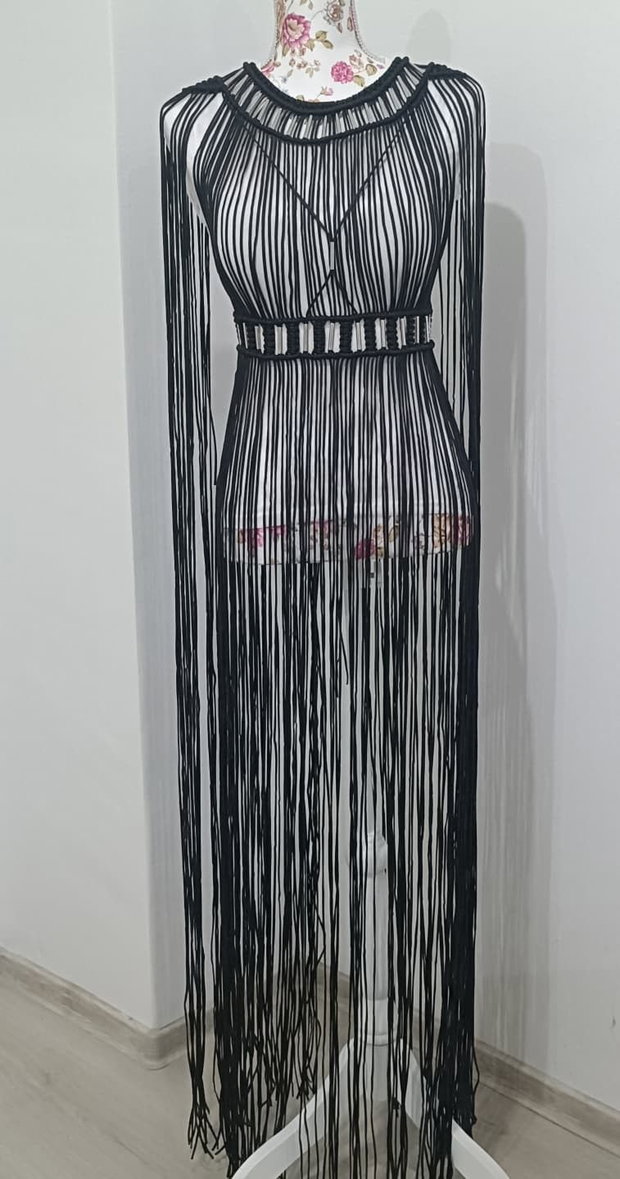 Rochie handmade tip macrame
