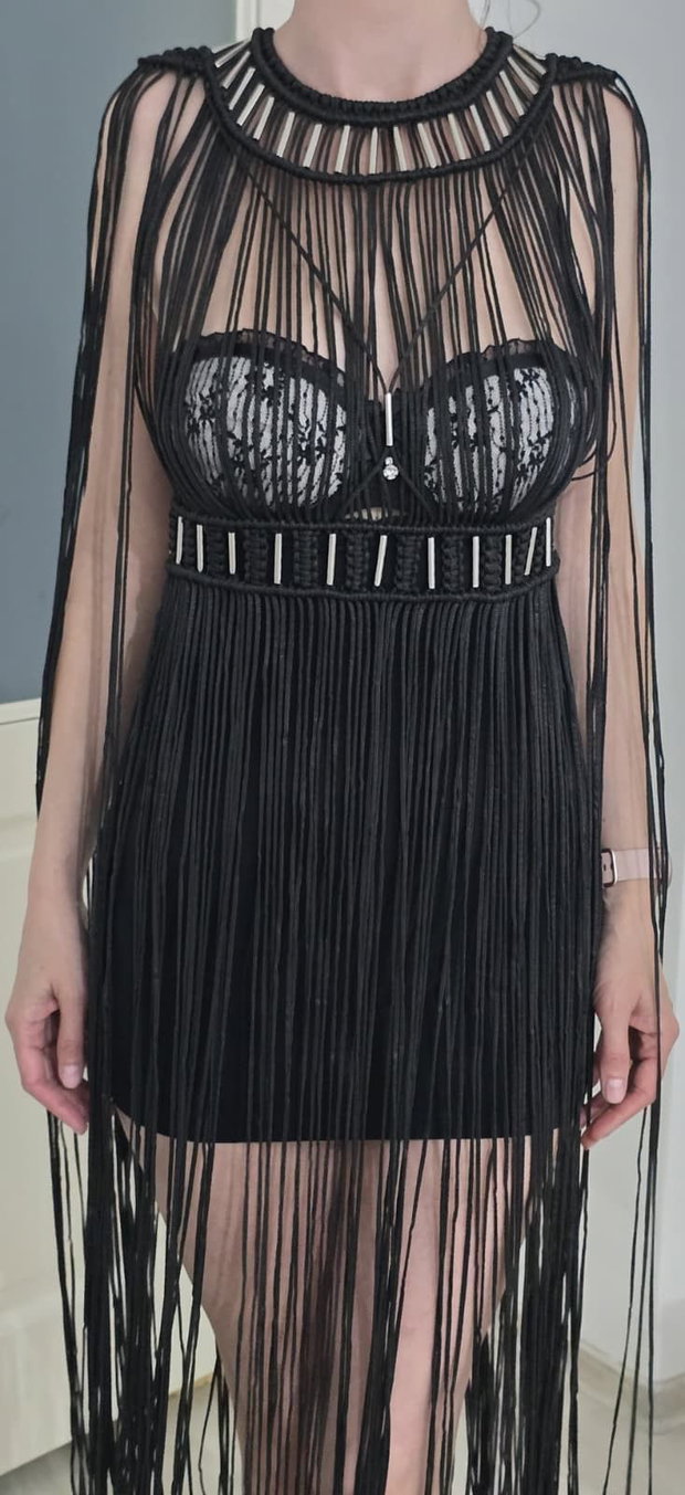 Rochie handmade tip macrame