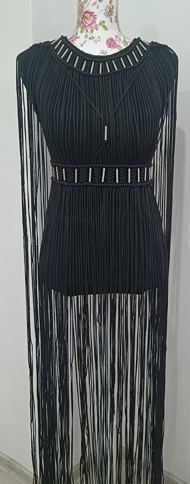 Rochie handmade tip macrame