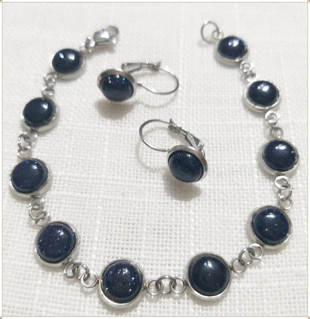SET-BLUEGOLDSTONE SI INOX