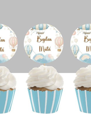 Toppere balon cu aer cald personalizate