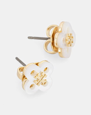 Tory Burch cercei pentru femei placate cu aur sidef ForgetMe