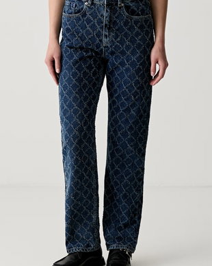 Karl Lagerfeld Jeans blugi straight pentru femei