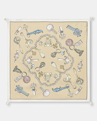 Tory Burch neckerchief pentru femei de mătase Rattles